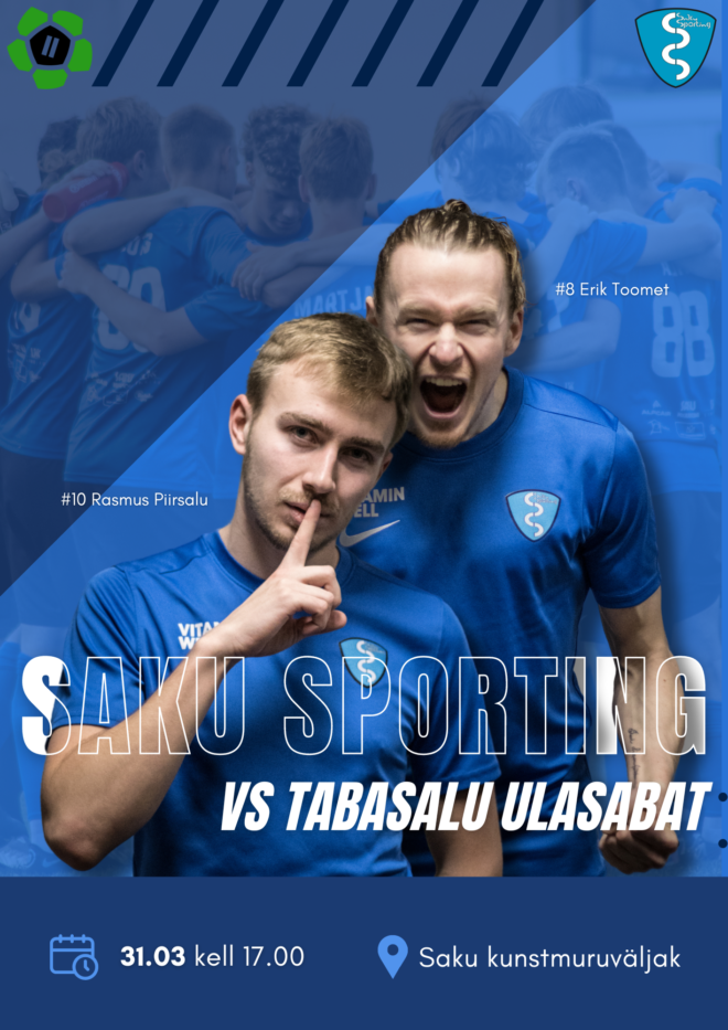 Meeste II liiga: Saku Sporting – Tabasalu Ulasabat