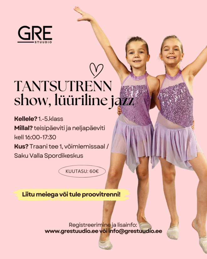 Tantsutreeningud – lüüriline jazz ja show