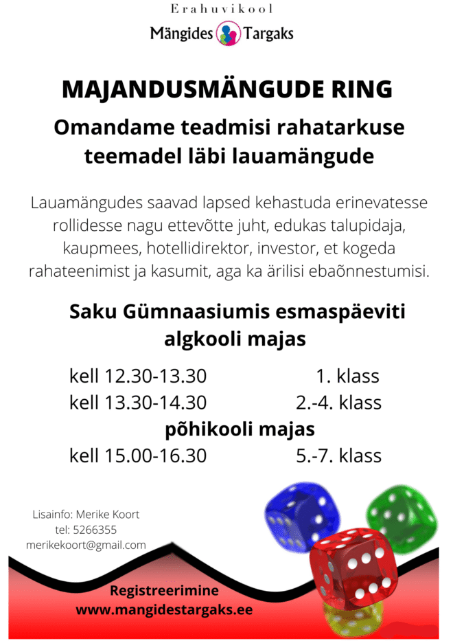 Majandusmängude ring  – UUS HOOAEG