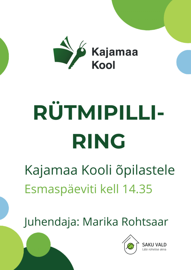 Rütmipilliring Kajamaa Kooli õpilastele