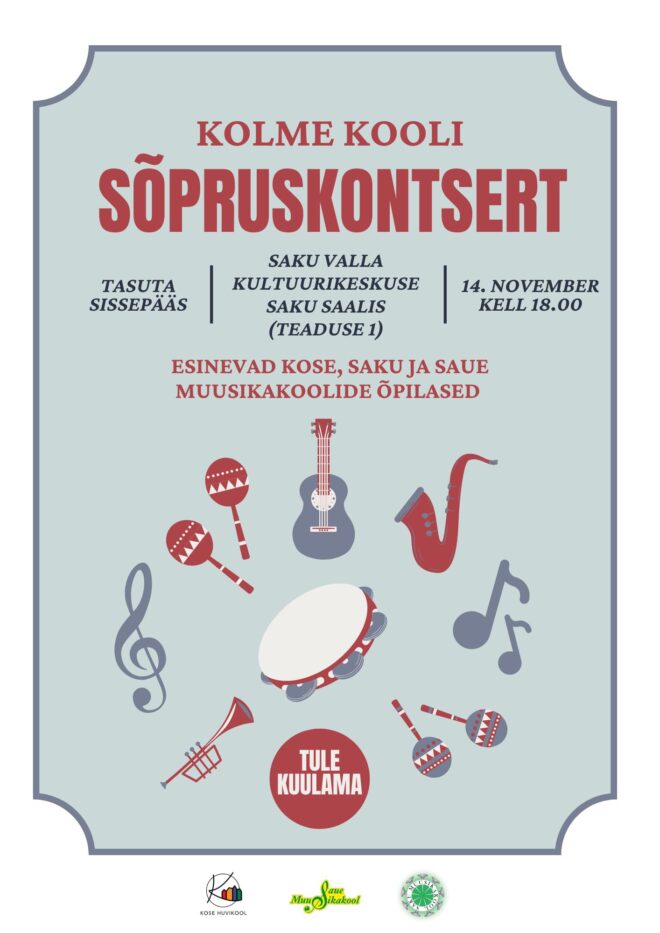 Kolme kooli sõpruskontsert