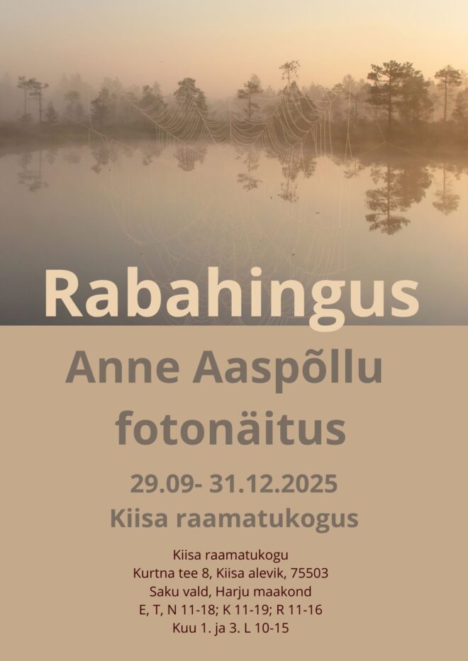 Anne Aaspõllu fotonäitus “Rabahingus”
