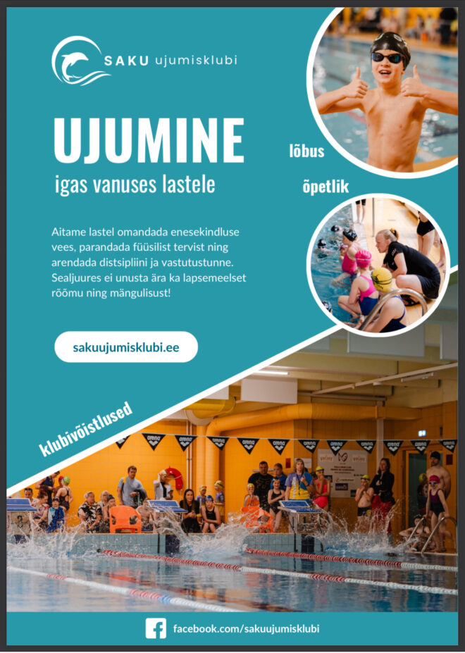 Õpetame lapsed ujuma – tule ujumistrenni!