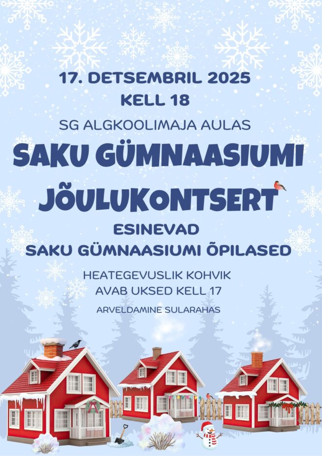 Saku Gümnaasiumi jõulukontsert