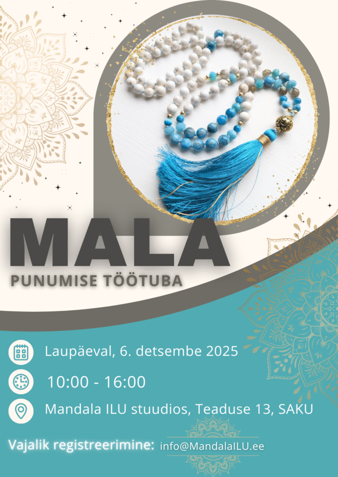 MALA punumise töötuba. Loo ehe, mis hoiab Sinu südame valgust