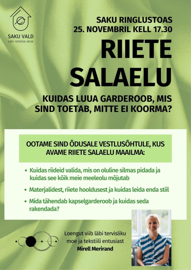 Koolitus/seminar “Riiete salaelu”
