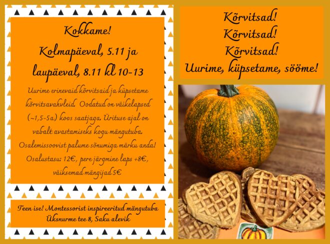 Kokkame väikelastega