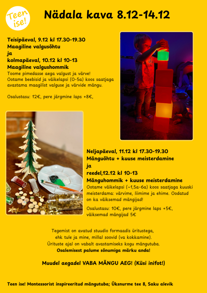 Maagiline valgushommik/õhtu