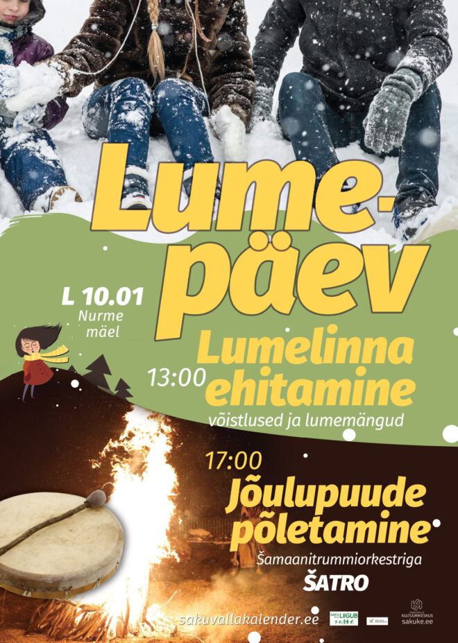 Lumepäev ja jõulupuude lõke