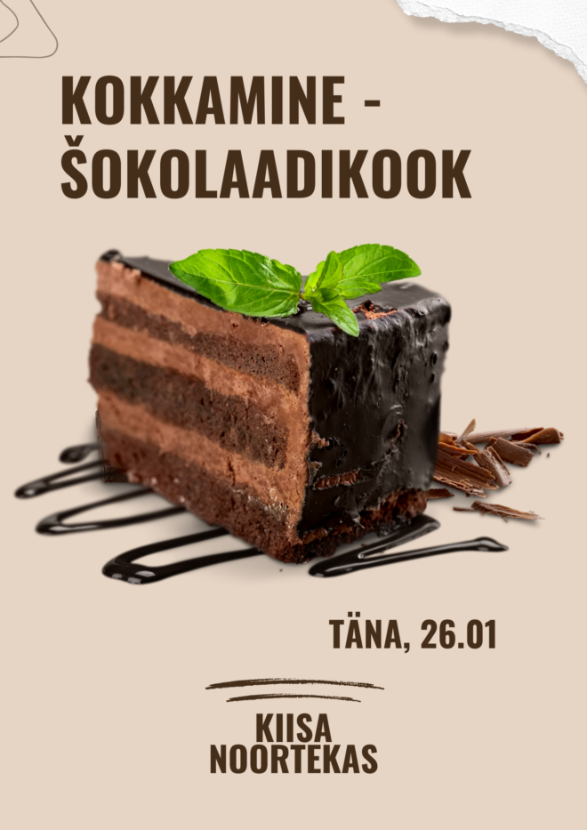 Kokkamine – šokolaadikook