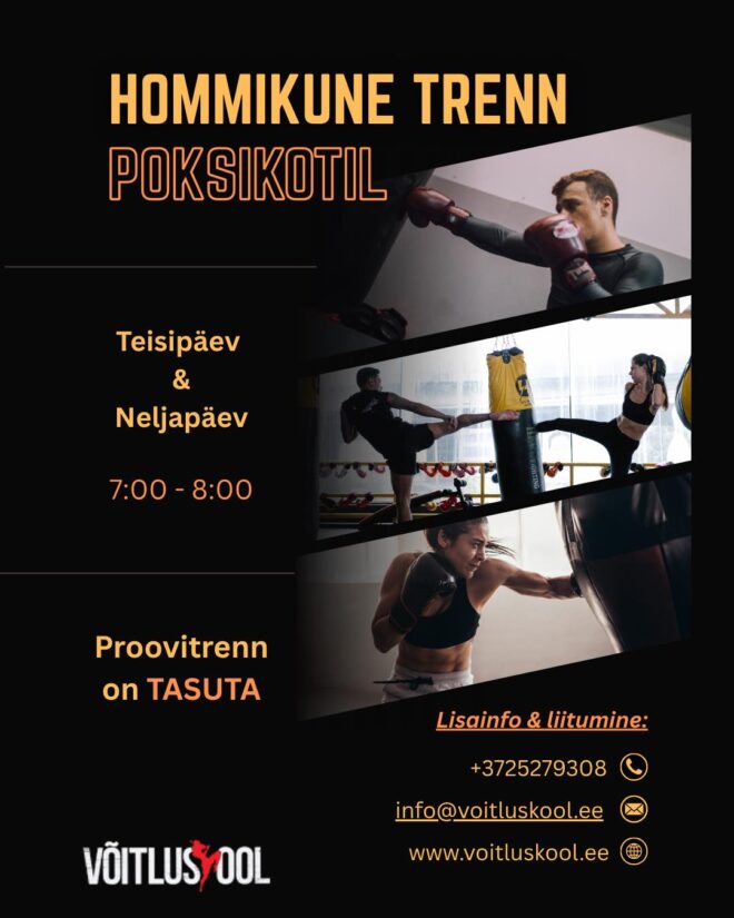 Hommikused treeningud poksikotil