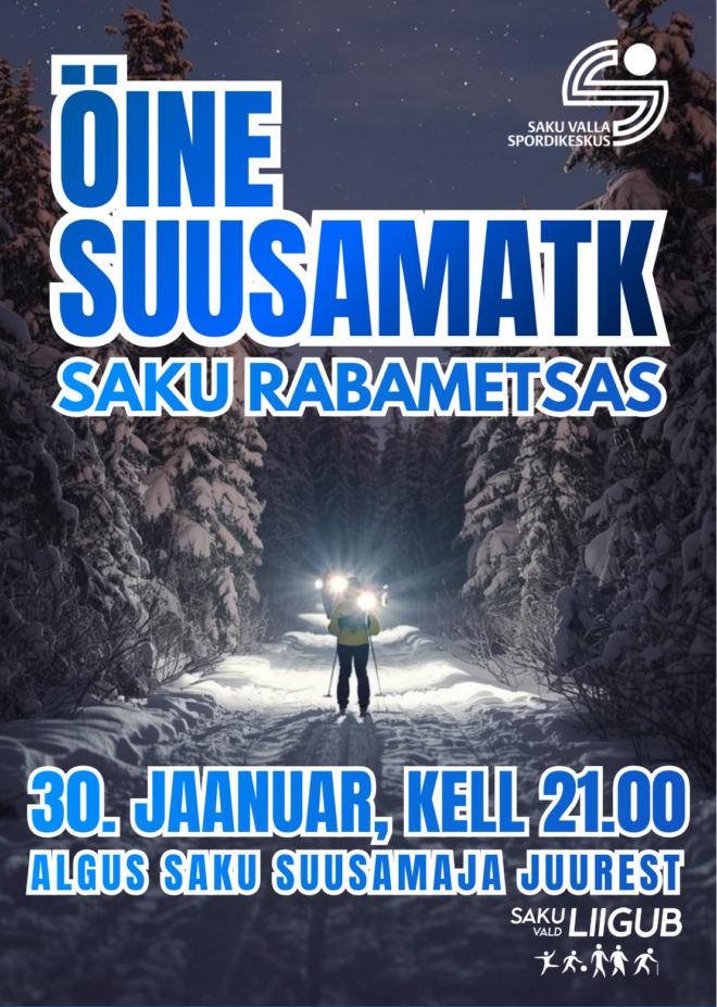 Öine suusamatk Saku Rabametsas