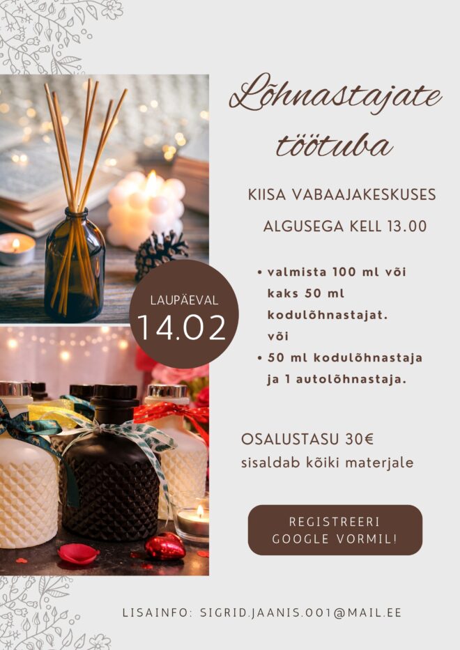 Kodulõhnastajate töötuba