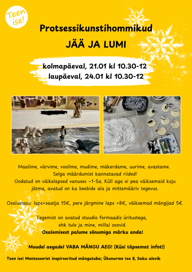 Protsessikunstihommikud – jää ja lumi