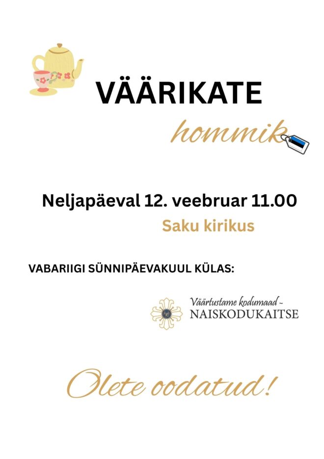 Väärikate hommik Saku kirikus