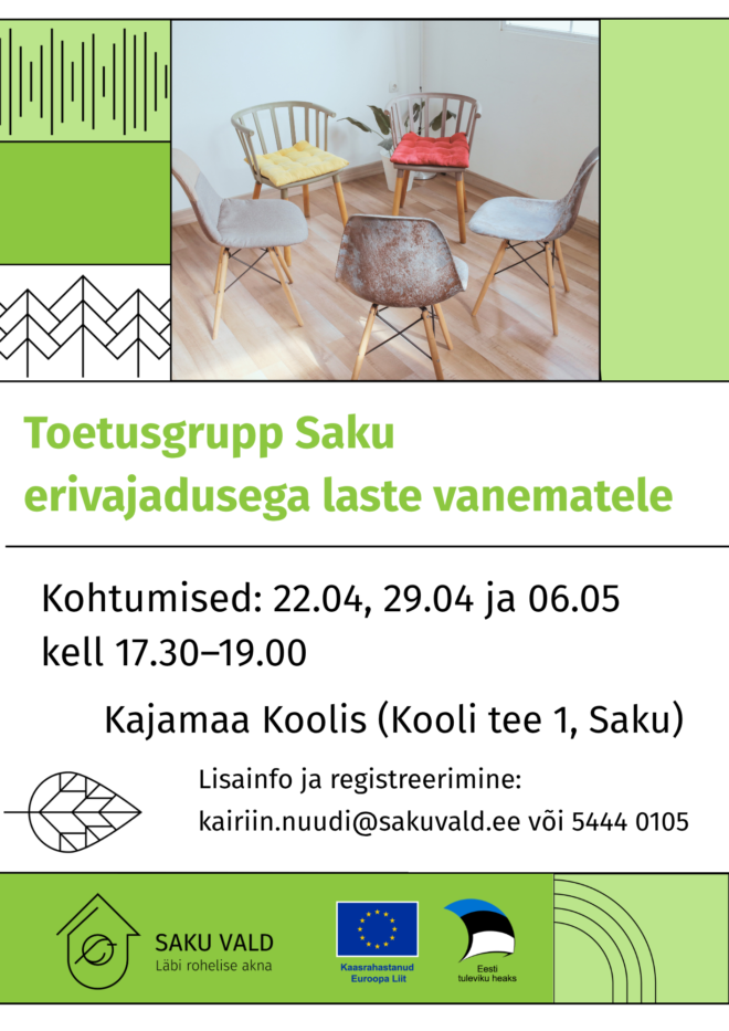 Toetusgrupp Saku erivajadusega laste vanematele