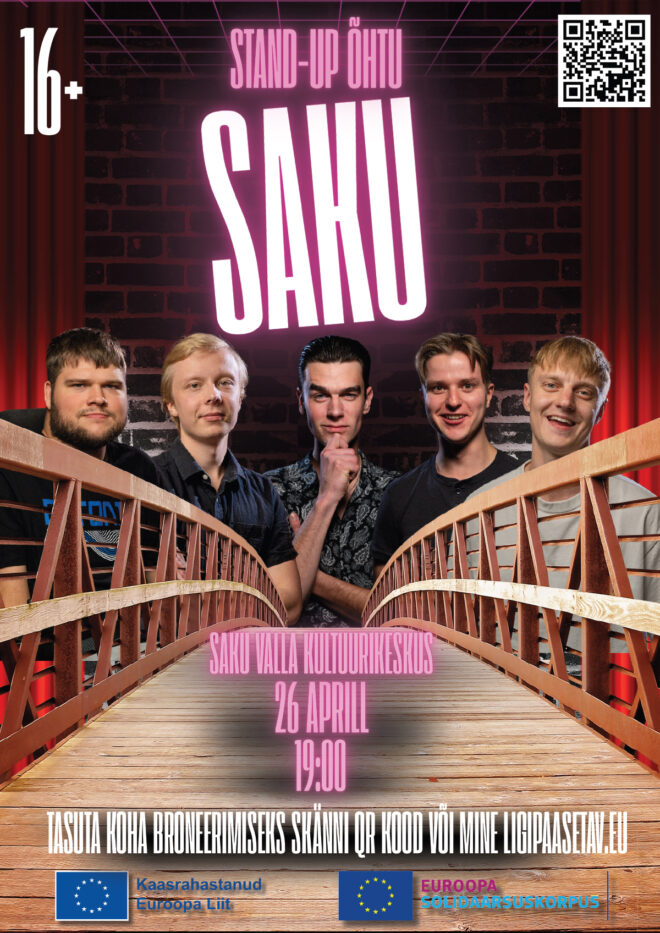 Saku stand-up õhtu TASUTA!