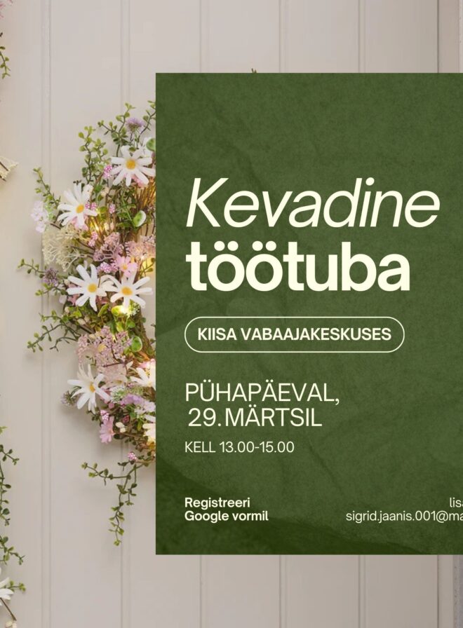 Kevadine kaunistuste töötuba