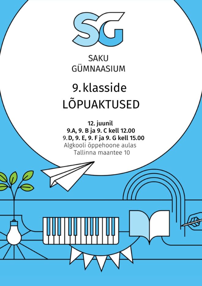 9. klasside lõpuaktused 2026