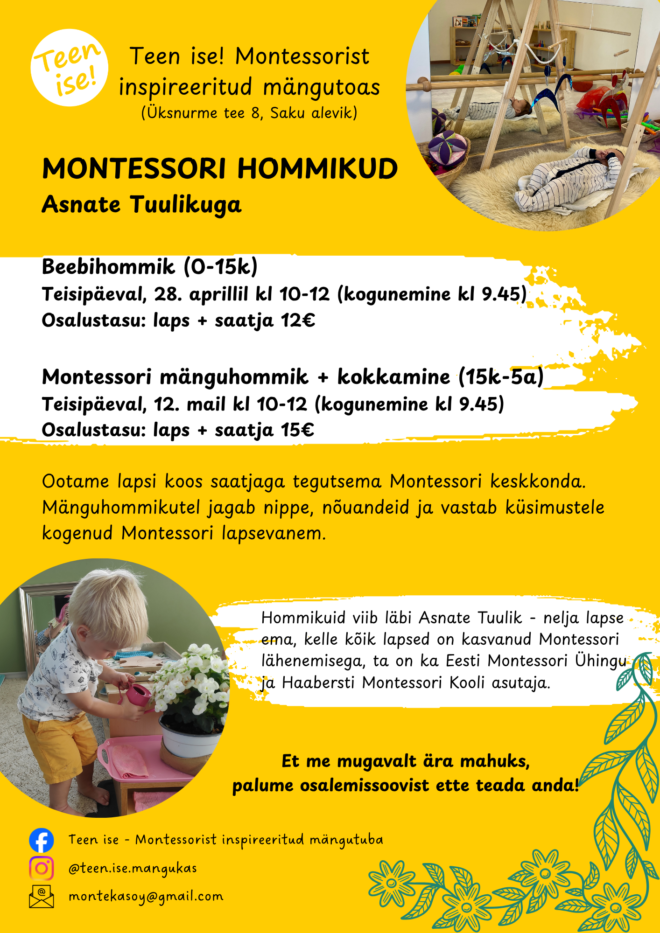 Montessori hommikud Asnate Tuulikuga