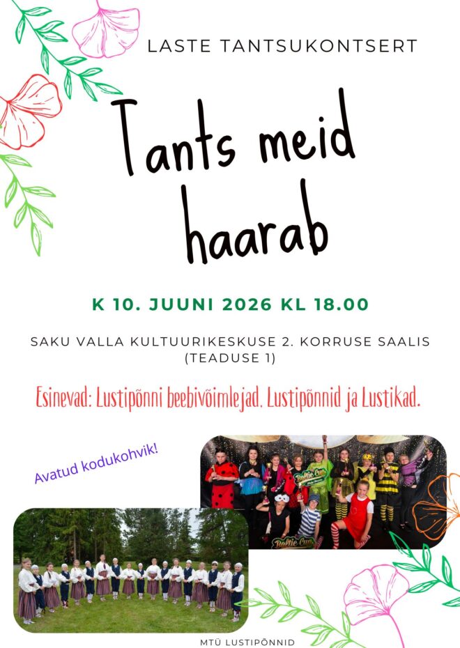 Laste tantsukontsert TANTS MEID HAARAB