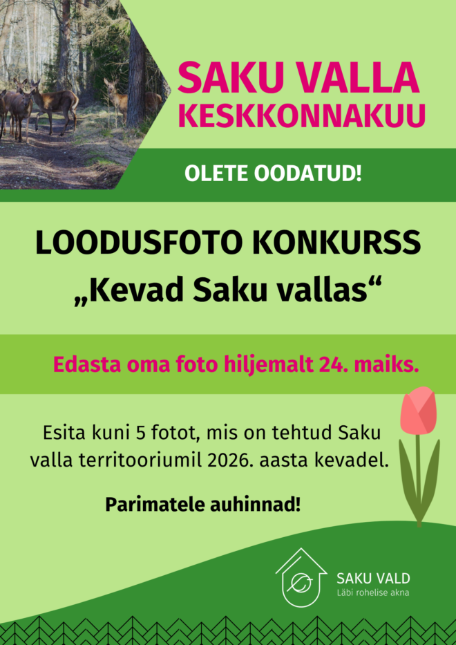 Loodusfoto konkurss „Kevad Saku vallas“