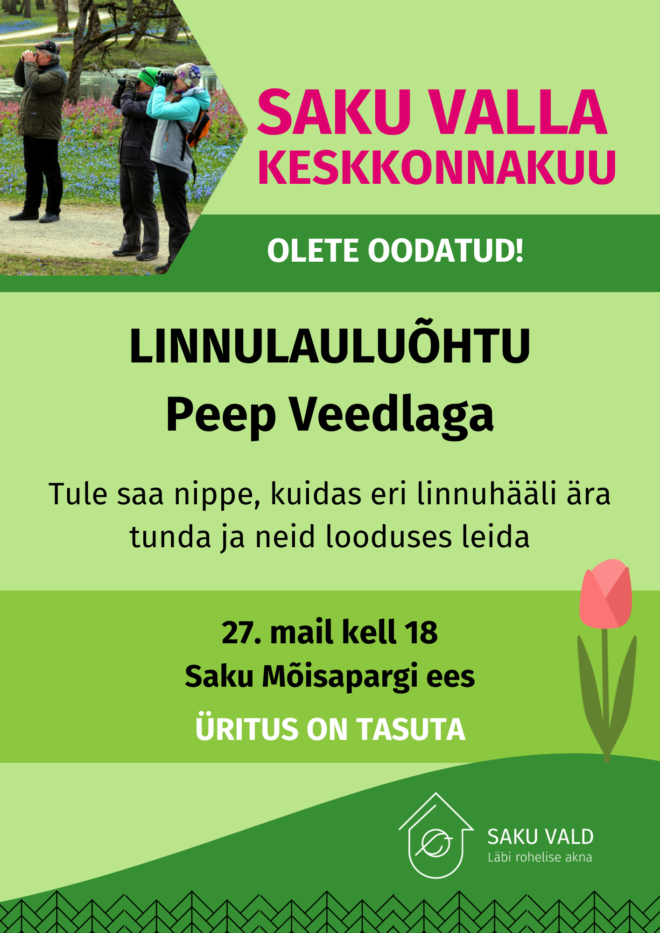 Linnulauluõhtu Peep Veedlaga