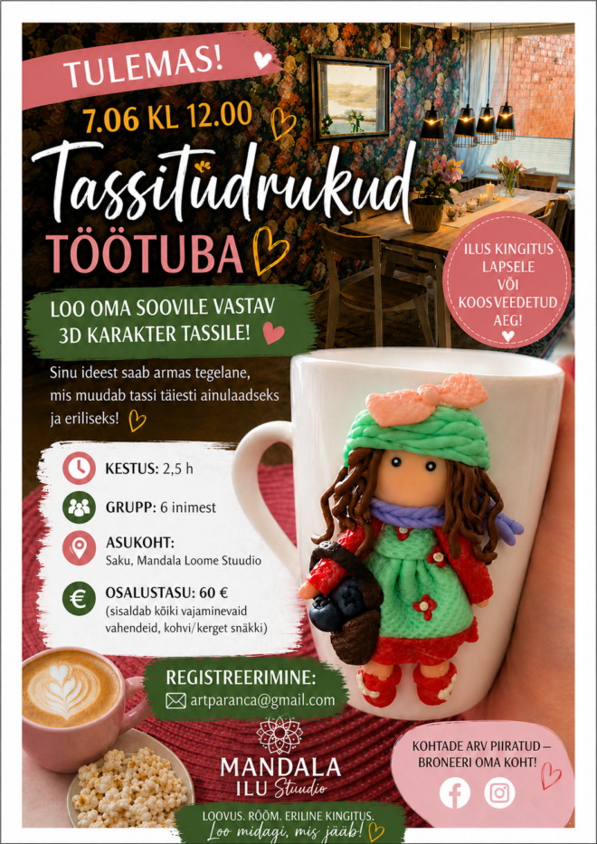Töötuba- Tassitüdrukud