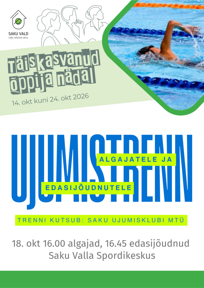 Ujumistrenn algajatele ja edasijõudnutele