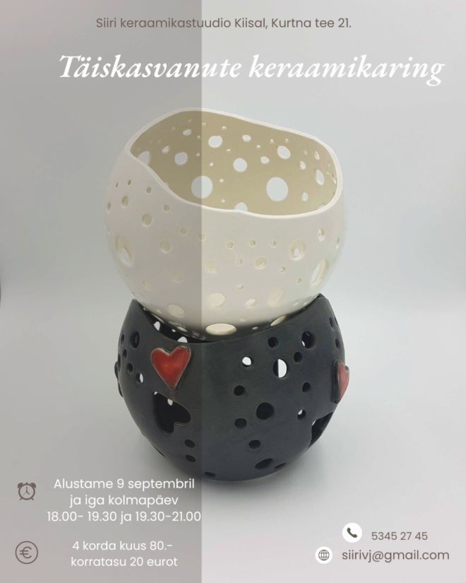 Täiskasvanute keraamikaring Kiisal