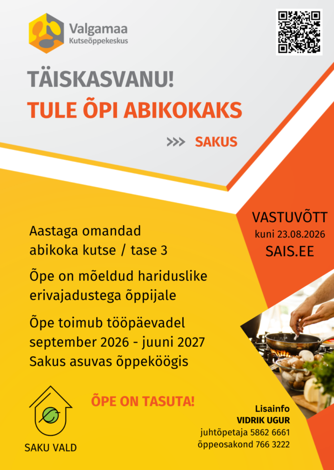 Abikoka õpe haridusliku erivajadusega õppuritele