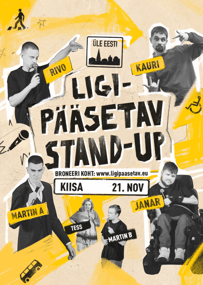 TASUTA komöödia õhtu: “Ligipääsetav stand-up”