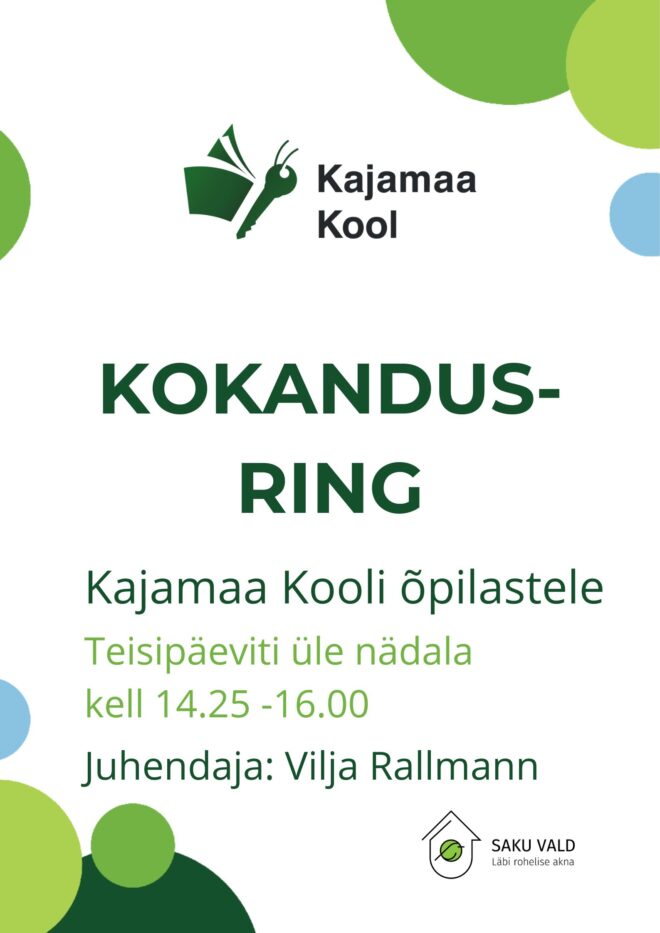 Kokandusring Kajamaa Kooli õpilastele