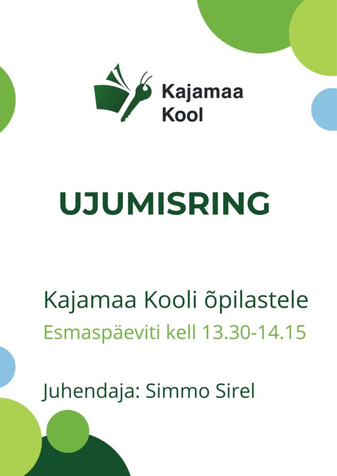Ujumisring Kajamaa Kooli õpilastele