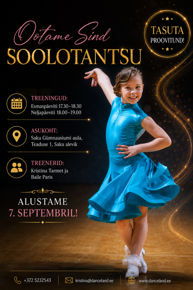 Tantsutund nii paaris kui ka soolos!