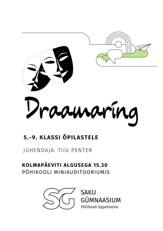 Draamaring 5.-9. klassi õpilastele