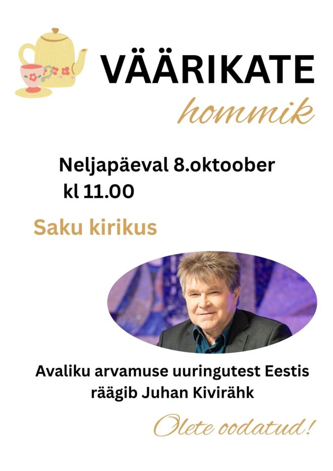 Väärikate hommik Saku kirikus