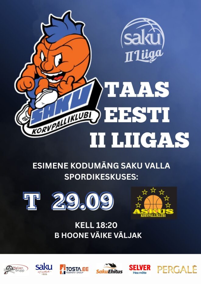 Saku Korvpalliklubi taas Saku II liigas
