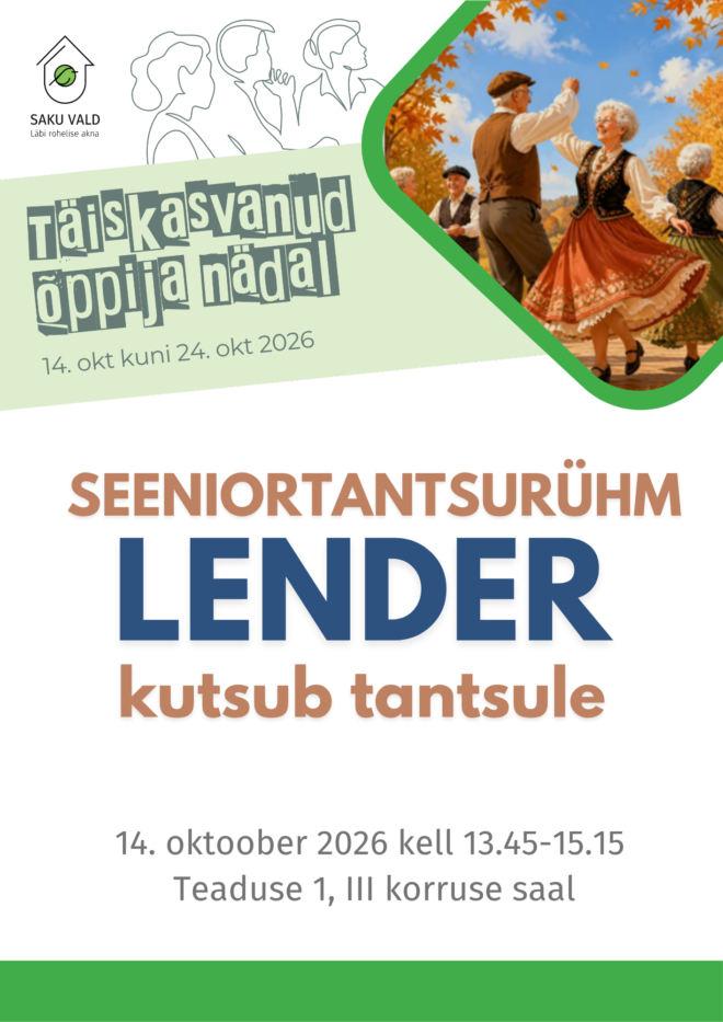 Seeniortantsurühm Lender kutsub tantsule!