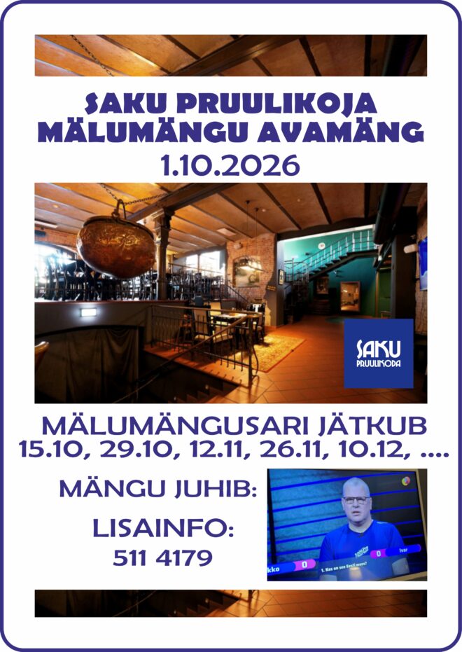 Saku Pruulikoja Mälumängu I etapp