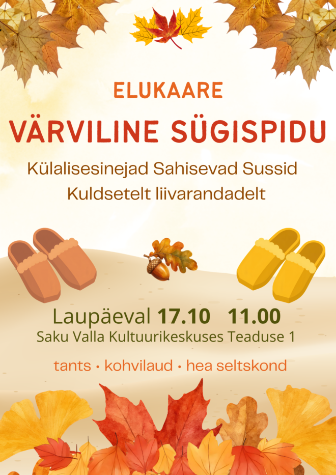 Elukaare VÄRVILINE SÜGISPIDU