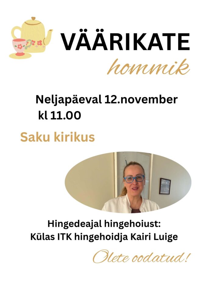 Väärikate hommik Saku kirikus