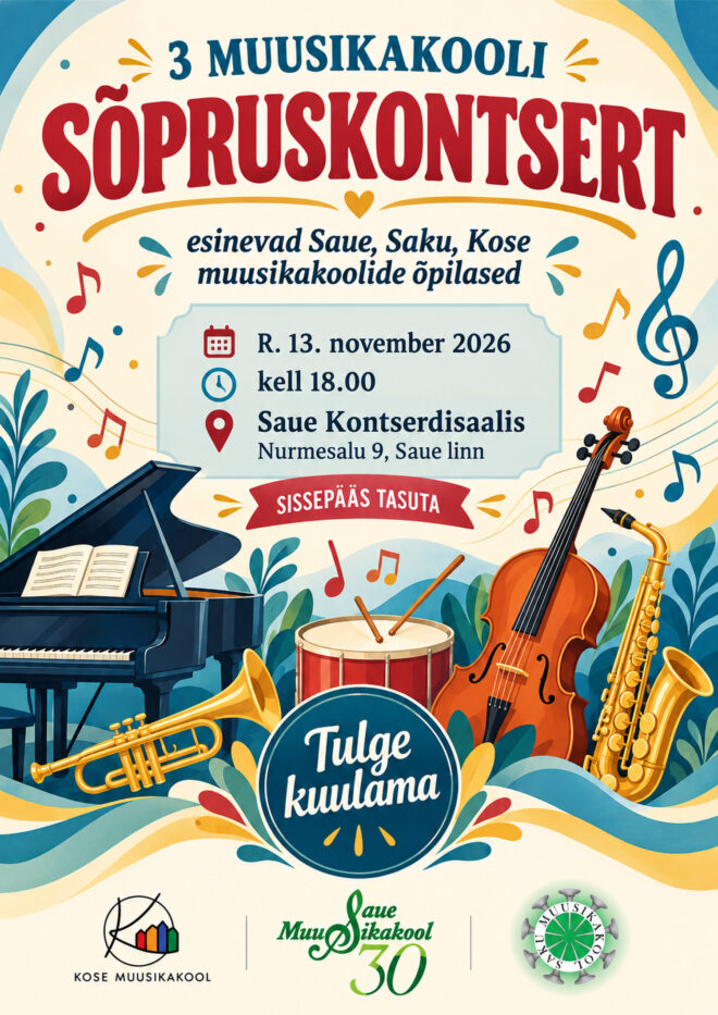 Kolme kooli sõpruskontsert