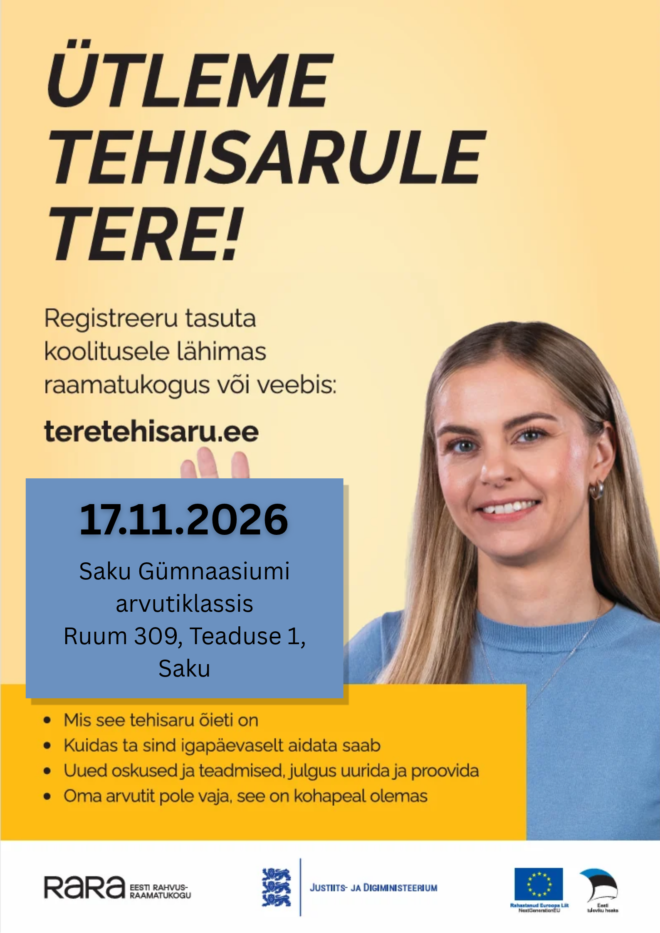Ütleme tehisarule tere!